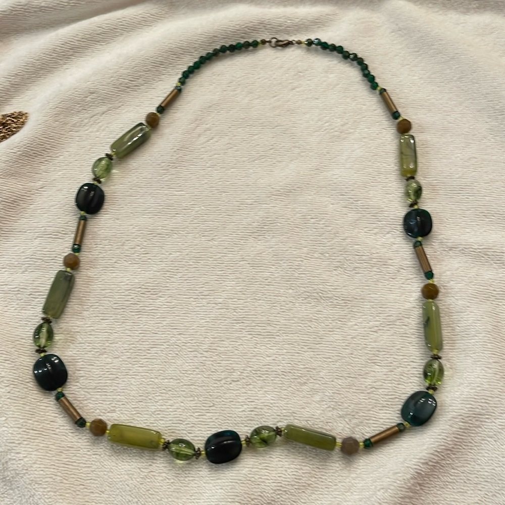 Multicolored beaded necklace